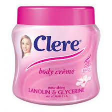 Clere Body Cream Lanolin and Glycerine  